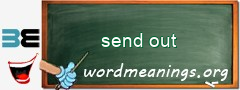 WordMeaning blackboard for send out